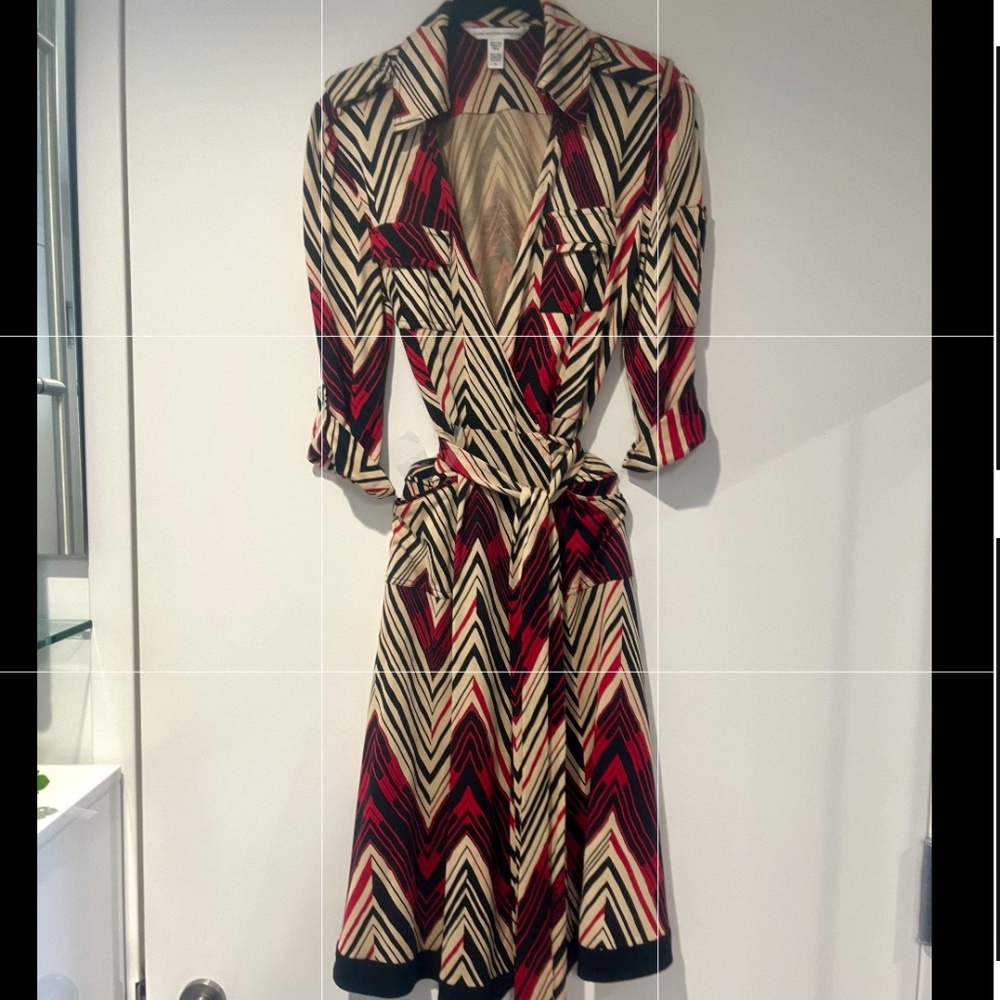 Silk Multicolor Diane Von Furstenberg Dress